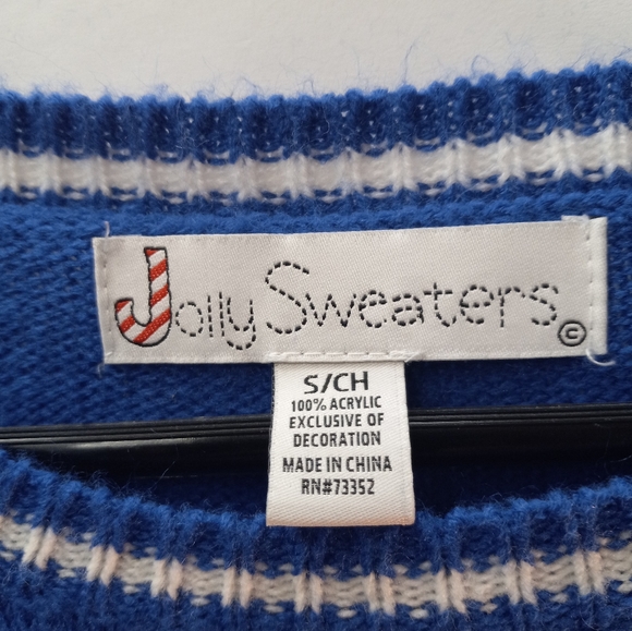 Jolly Sweaters Christmas Holiday Pullover Festive Ugly Sweater Celebration Party - Picture 7 of 11